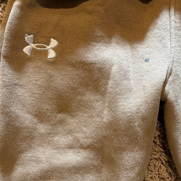 Under Armour Kids Brown Hoodie and Joggers Tracksuit Set Boys Size 6 - Picture 8 of 8